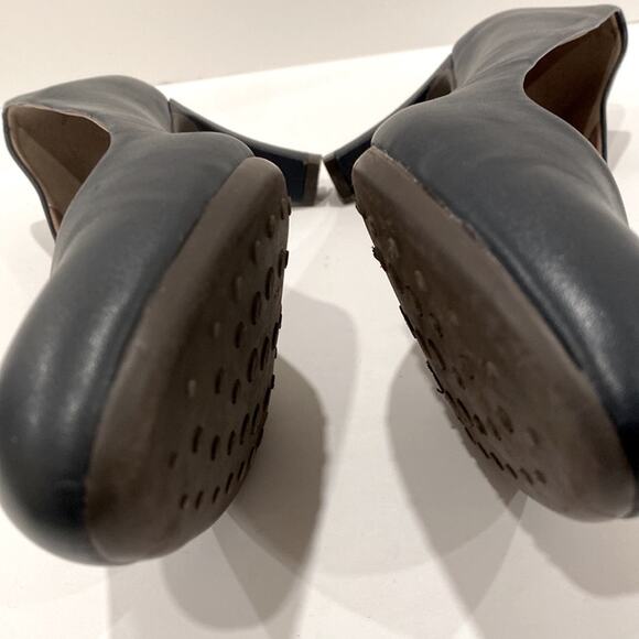 EASY SPIRIT Pumps 9 Narrow 9N Low Heel Anti-Gravity Comfort Neoma Navy Leather - Picture 7 of 16